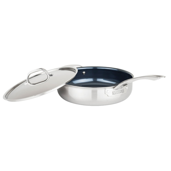 Viking PerformanceTi 4-Ply Titanium 4.5 Quart Sauté Pan with Lid & Helper Handle